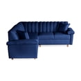 thumbnail image 3 of Sala Esquinera Makora de Lino Azul Modelo Miller, 3 of 8