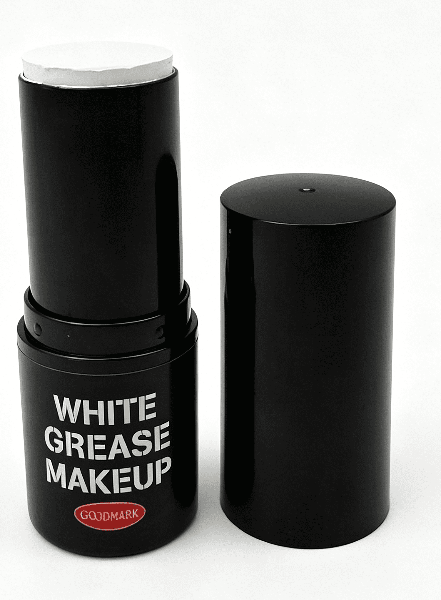 Grease Makeup, White, 0.2oz, Halloween Make-Up for Adults by Goodmark