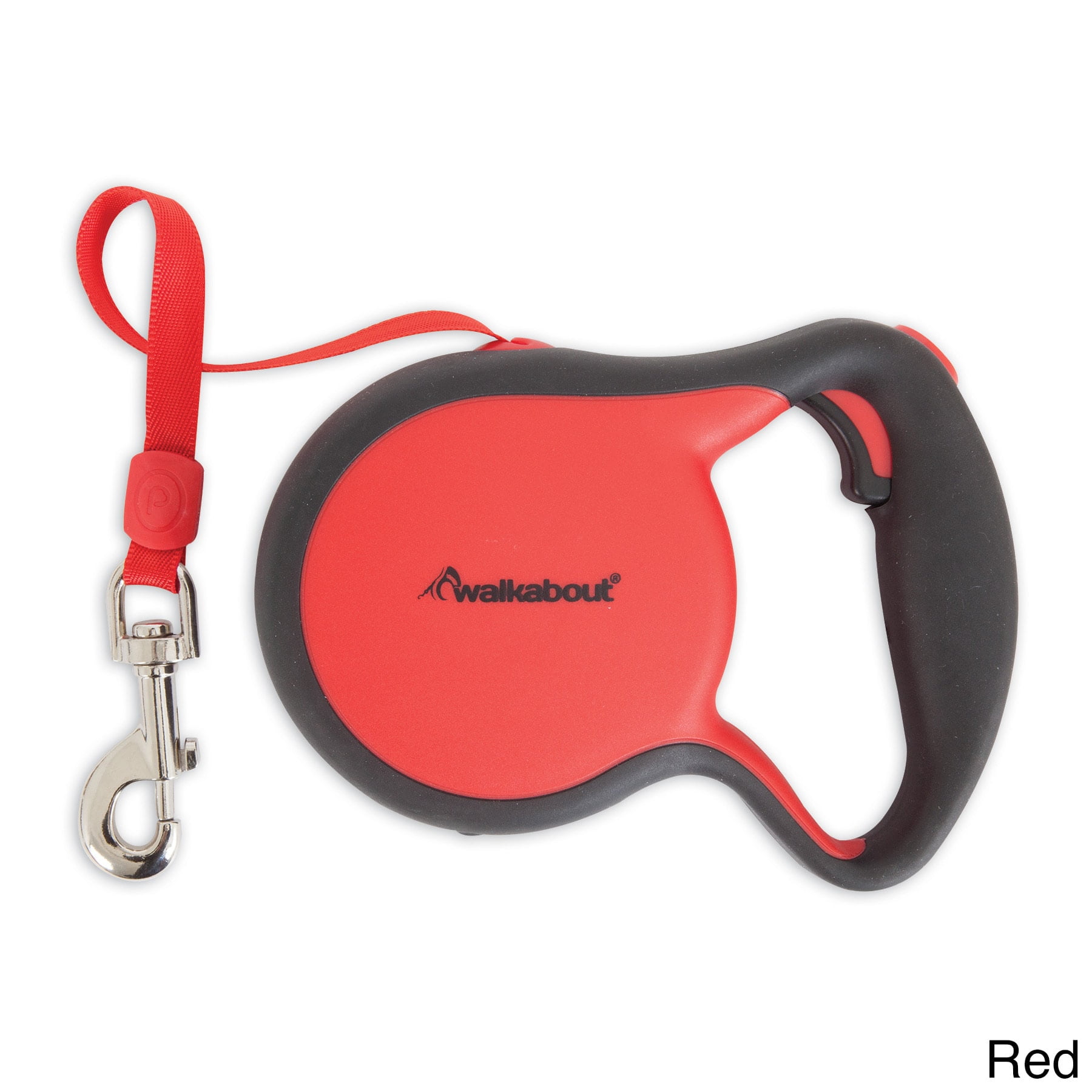 Petmate Walkabout Black Plastic Retractable Leash Large