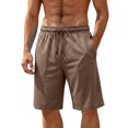 thumbnail image 2 of Big & Tall Men's Mesh Athletic Shorts 10" Inseam Summer Workout Knee Length Short Pants Lightweight Breathable with Elastic Waist for Basketball, 2 of 8