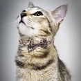 thumbnail image 5 of HLONK Collier pour Chat avec Clochette Nœud Papillon Boucle de Sécurité Chaton Chiot 7-11 Po Mobile Réglable, 5 of 5