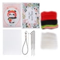 thumbnail image 1 of Needle Felting Kit Wool Fruit Doll Hand-Made Accessory Package with Poke Needle Drawings121# Strawberry, 1 of 14