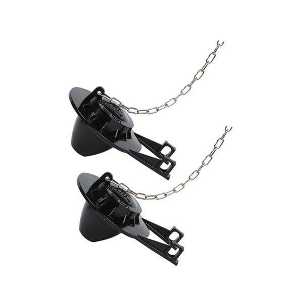 2Pcs Toilet Flapper Replacement 2inch Toilet Stoppers Flapper Water Saving Flush Valves Flapper with Stainless Chain