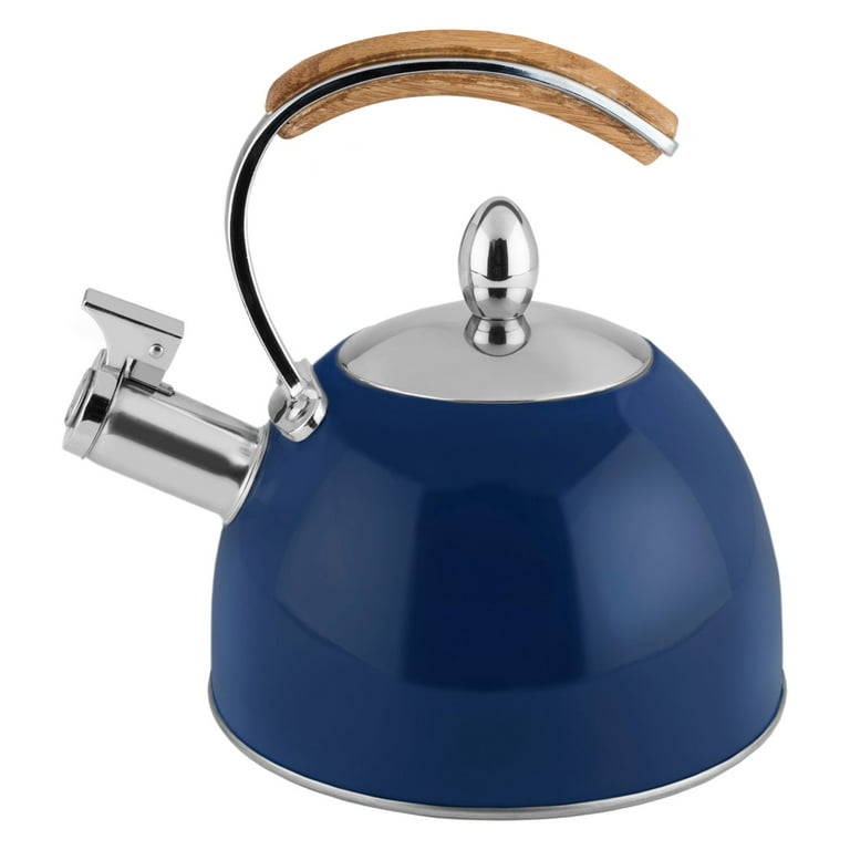 Pinky Up Presley Tea Kettle Stovetop Stainless Steel New