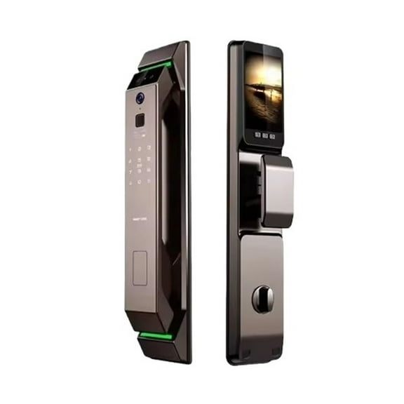 Electronic Automatic Smart Door Lock 3D Face Recognition Fingerprint Keyless Password Wifi Camera Rfid Card Home Lock ,Easy installation