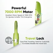 LetsShave Mens Pubic Hair Trimmer | Balls Shaver | V-Shaped Head | Ultra Thin Rounded Blade | Body Hair Trimmer and Shaver | with Attachments | Waterproof | Anti Snagging