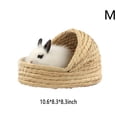 thumbnail image 6 of Kkkded Grass House for Rabbits,Rabbit Bunny Grass House/Rabbit Hideout / Hand Crafted Natural Grass Hideaway, 6 of 7