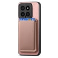 thumbnail image 2 of For Xiaomi Redmi 12 Retro Magsafe Card Bag PU Back Cover Phone Case(Pink),iPhone 16 Pro, 2 of 6