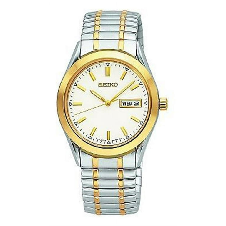 Seiko Men s Day Date Flex Band Watch SGG742 Walmart