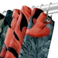 thumbnail image 5 of Coral Waterproof Shower Curtain Set with Hook, Printed Bathroom Decoration - 3 Piece Curtain Set, 5 of 5