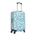 thumbnail image 3 of Kdxio Blue Snake Pattern Luggage Cover for Travel,Elastic and Durable,Fits 18-32 Inch,-No luggage included, 3 of 8