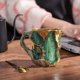thumbnail image 4 of Tazas de café de cristal mineral (2024), elegantes y lujosas, translúcidas y coloridas, regalo ideal para el hogar y la oficina (1 unidad)., 4 of 6