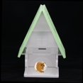 thumbnail image 4 of Nido de cabaña pequeño y escondite para hámsteres y ardillas Verde, 4 of 9