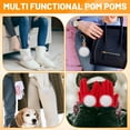 thumbnail image 5 of Dalrosia 30PCS Christmas Acrylic Pom Poms Large White Pompoms Christmas Holiday Costume Pom Balls Fluffy Pompom Balls Fuzzy White Pom Poms Balls for DIY Crafts Supplies Party Decorations, 5 of 8