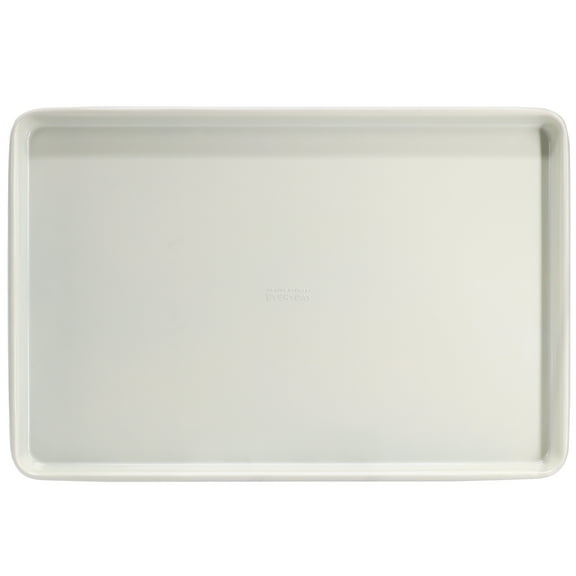 Martha Stewart Everyday Color Bake 15 x 10 Inch Nonstick Rectangular Carbon Steel Cookie Sheet in Linen