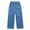 Dark Blue 3, variant on FAIWAD Toddler Girls Summer Thin Jeans Casual Elastic Waist Straight Leg Jeans Kids Classic Breathable Denim Pants