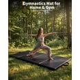 thumbnail image 6 of Ataucjin 6x2ft Folding Gymnastics Mat for Home Gym, 2 Inch Thick Tumbling Mat and Exercise Mat, High Density EPE Foam Floor Pad for Yoga, Pilates, Martial Arts, 6 of 8