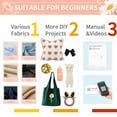 KPCB Mini Portable Sewing Machine with Sewing Kit & Extension Table