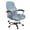 Bee and Dandelion Pattern, variant on POLERO Sunflower Pattern Office Swivel Chair Cover, Removable Office Chair Cover Anti Slip All-in-One High Back Chair Slipcover for Home
