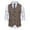 Brown, variant on Honeeladyy Summer Sales Men's Suit Vest Western Herringbone Tweed Suit Vest Business Waistcoat Slim Fit Wedding V Neck Waistcoat with Pockets Green