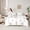 White Wheat, variant on Manfei Tribal Aztec Adult Bedding Comforter Set 7-Piece, White Wheat Geometric King Bedding Sets, Western Sheep Skeleton Reversible Bed Sheets, Microfiber Bedroom Decor