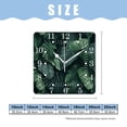 10 Inch Wall Clock Battery Operated Square Clock for Office, Kitchen ...