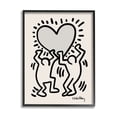 thumbnail image 2 of Stupell Industries Two People Holding Heart Outline Pop Style Framed Wall Art, 11 x 14, Design by Ros Ruseva, 2 of 5