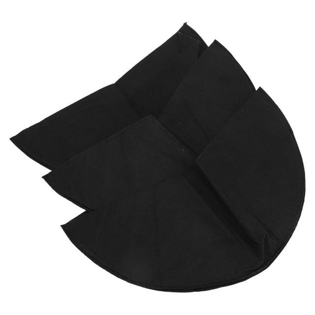 3Pcs Half Round Planter Liners, Felt Trough Planter Liners Breathable Fabric Window Box Liners for Wall Hanging Flower Pot Basket