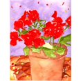 thumbnail image 1 of 11 x 15 In. Flower - Geranium Flag, Garden Size, 1 of 1