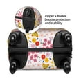 thumbnail image 4 of Fotbe Colorful Floral Luggage Cover Protector,Suitcase Protector,Scratch and Dirt Resistant,Fits 18-32 Inch Luggage-Large, 4 of 9