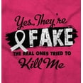 thumbnail image 2 of They're Fake Real Ones Tried Kill Me Women's Plus Size Graphic Tee Brisco Brands 2X, 2 of 5