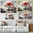 thumbnail image 4 of Designart "Crimson Baobab Wilderness I" Tree Baobab Floater Framed Canvas Wall Art, 4 of 5