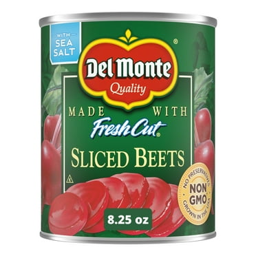 Del Monte Sliced Beets, Canned Vegetables, 8.25 oz Can