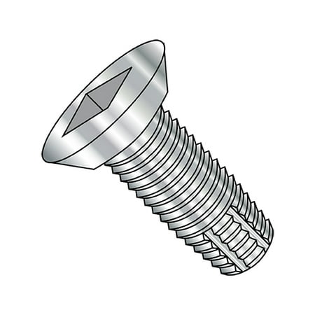 

10-24X3/4 Square Recess Flat Undercut Thread Cut Screw Type F Full Thread 300 Series Stainless (Pack Qty 3 500) BC-1012FQU300
