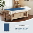 thumbnail image 3 of Costway 71 x 30 Inch Twin Size Heating Massage Table Warmer with 5 Heating Levels 8H Timer Blue, 3 of 9