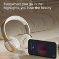 thumbnail image 4 of Latrodar Wireless Bluetooth Headphones Over Ear With RGB Best of Both Worlds Use Foldable Headset Gold 8x7.4 Inch Home Essentials, 4 of 5