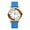 Gold Skyblue, variant on Blekon Nurse Watch Metal Round Adult Timepiece, Red Pulsometer, Easy Read Dial, Water Resistant