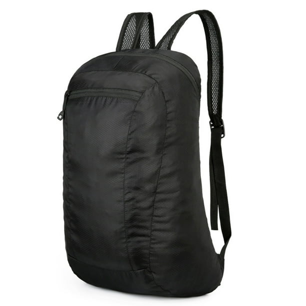 Riñonera Lisbinx ultracompacta, mochila de piel de nailon antidesgarro de larga duración, plegable en el bolsillo para ir a la ciudad, ir a la playa, ir de compras.
