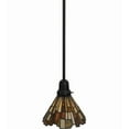 thumbnail image 2 of Meyda Lighting 8'W Jadestone Delta Mini Pendant, Solar Black Powdercoat - 145877, 2 of 7