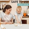 thumbnail image 2 of XINQIHANG Extra Large Silicone Table Mat Food-Grade Silicone Mat Crafts Kids Placemat Desk Countertop Waterproof Protector Heat Insulation Kitchen Pastry Rolling Dough Pad 27.6 x 19.7'' Light Gray 1, 2 of 7