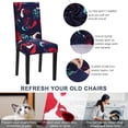 thumbnail image 2 of Chair Covers, Dining Room Chair Covers Stretch Chair Covers for Dining Room 6 Pack,Dining Chair Covers Dining Chair slipcovers for Dining Room,Kitchen,Hotel,Ceremony, 2 of 6