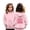 Pink, variant on Grblisyd LOVE LIKE JESUS Fall Hoodies for Girls Christian Jesus Sweatshirt Religious Bible Verse Preppy Top