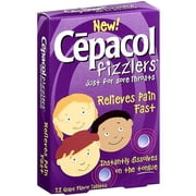 Cepacol Fizzlers Grape Sore Throat Tablets, 12 Count