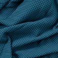 thumbnail image 7 of Comfy Cubs Waffle Weave Blanket - 40” x 40” - 100% Cotton Soft, Lightweight Baby Blanket, Neptune, 7 of 7