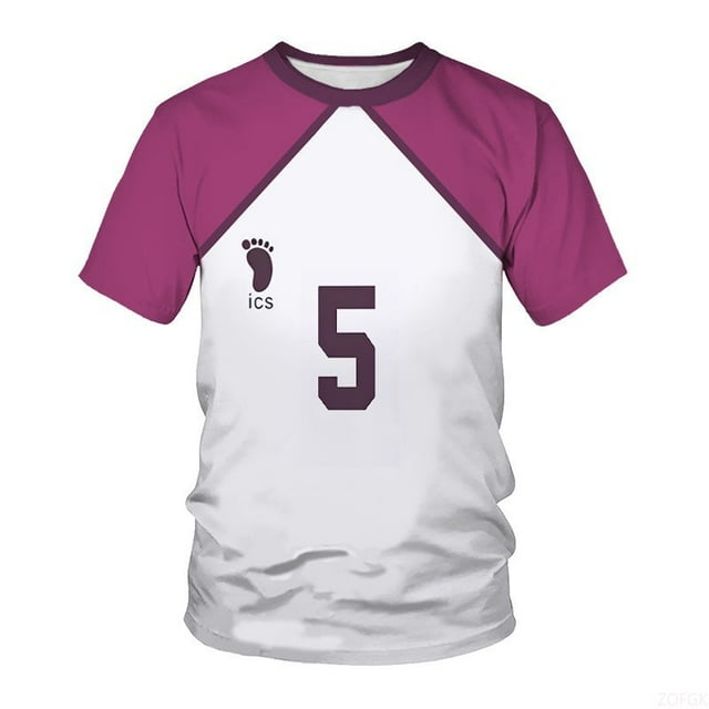 Vêtements de Basketball Été 2025, Vêtements de Volleyball Football, T-shirt Décontracté à Manches Courtes Col Rond Imprimé Mode