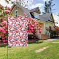 thumbnail image 3 of Zufioo Japanese Cherry Blossoms Print Double Sided Garden Flag, Outdoor Decorative Flag, Garden Yard Flag, Ideal Home Decoration-28"x40", 3 of 9