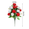 thumbnail image 3 of TIMIFIS Artificial Flowers for Outdoors Simulation of 18 Roses Exquisite European-Style Artificial Flowers Shooting Props Decorative Artificial Flowers Flower Arrangements Outdoor Faux Plants, 3 of 4