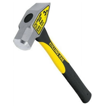 

3 LB Cross Pein Hammer Double Injected Fiberglass Handle Drop Forged & Each