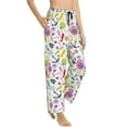 thumbnail image 2 of Xecao Undersea Seahorse Women's Straight Lounge Pajama Pants: The Epitome of Relaxed Sleepwear, 2 of 9