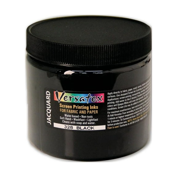 Jacquard Versatex Screen Printing Ink, 16 oz., Black